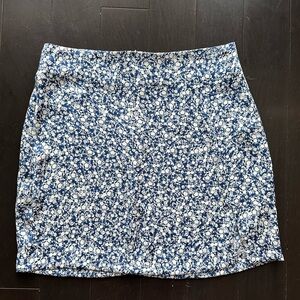 Zara Blue & White Mini Skirt - Size M. Brand new!